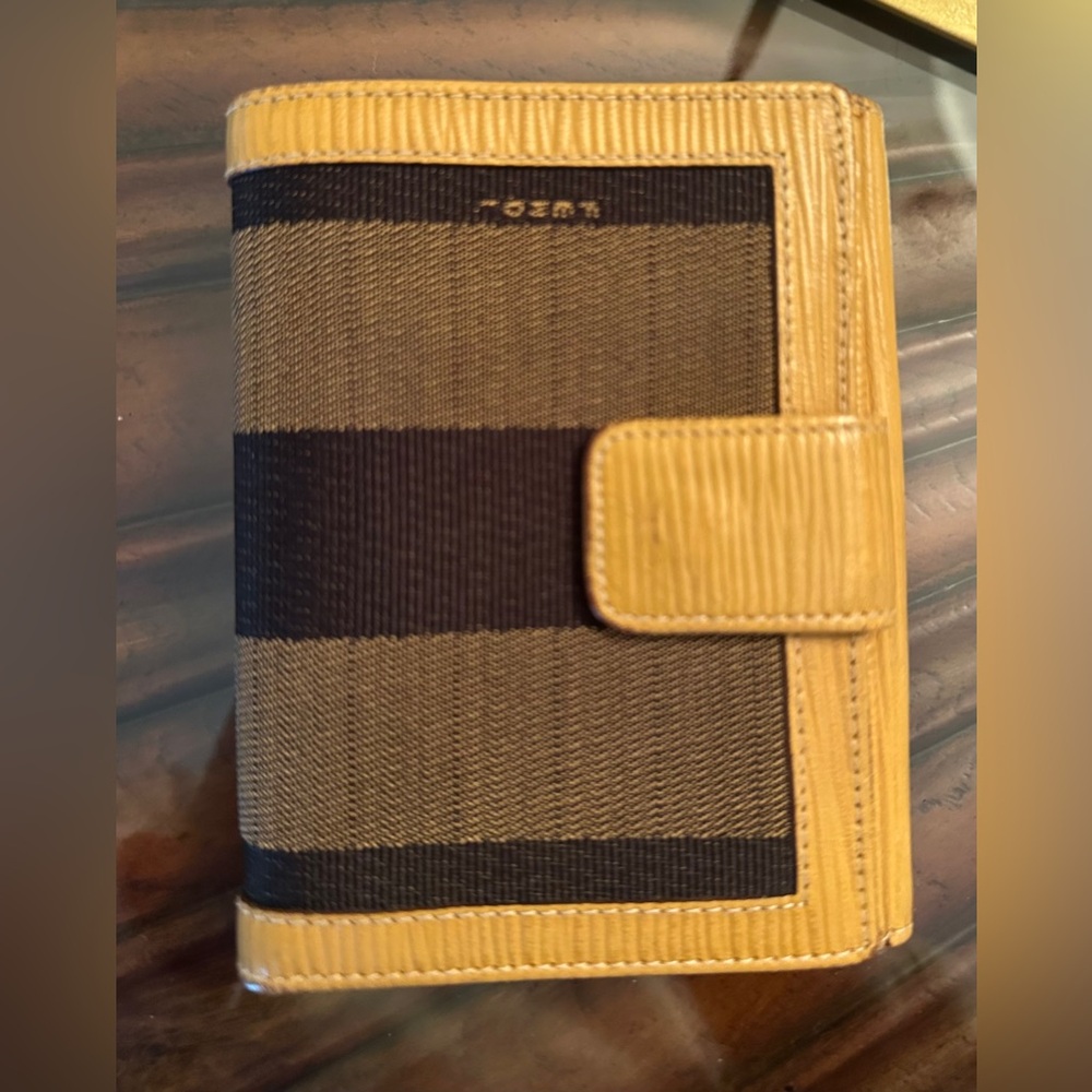Fendi Pequin striped wallet